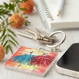 Porte-clefs Porte - clé imprimé recto-verso