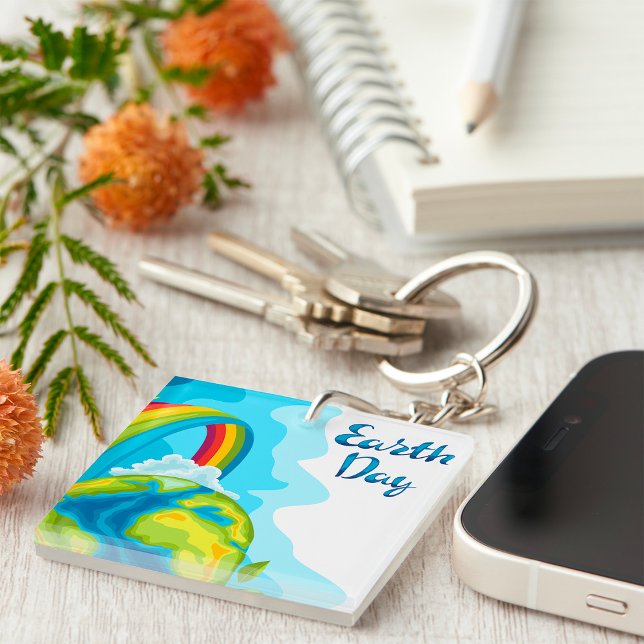 Porte-clefs Porte - clé jour des terres (Créateur téléchargé)