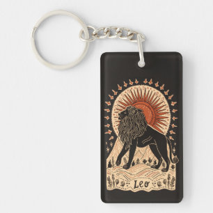 Porte-clefs Porte - clé Leo Celestial Zodiac Art