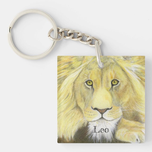 Porte-clefs Porte - clé Lion africain (Devant)