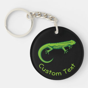 Porte-clefs Porte - clé Lizard vert