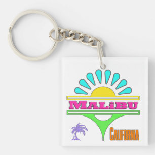 Porte-clefs porte - clé "Malibu coloré 1"
