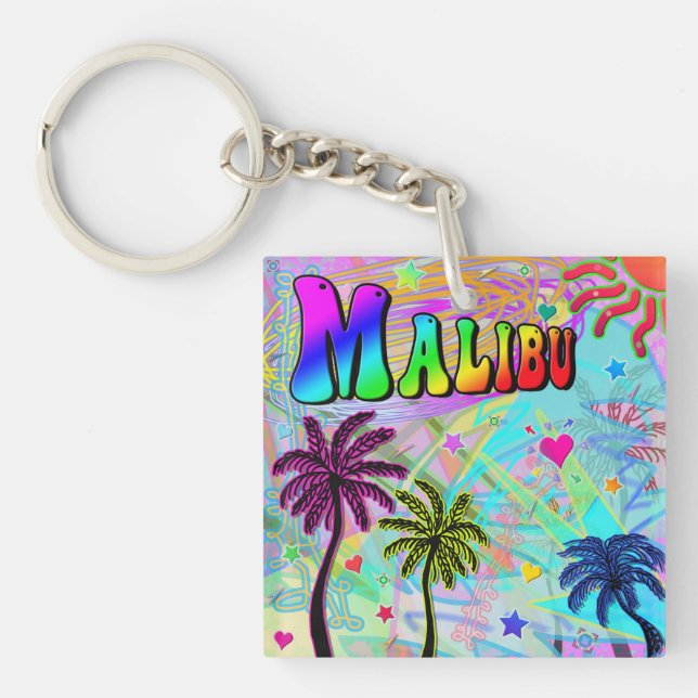 Porte-clefs Porte - clé Malibu Vivid Romance (Devant)