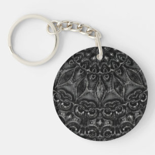 Porte-clefs Porte - clé Mandala Charcharbon