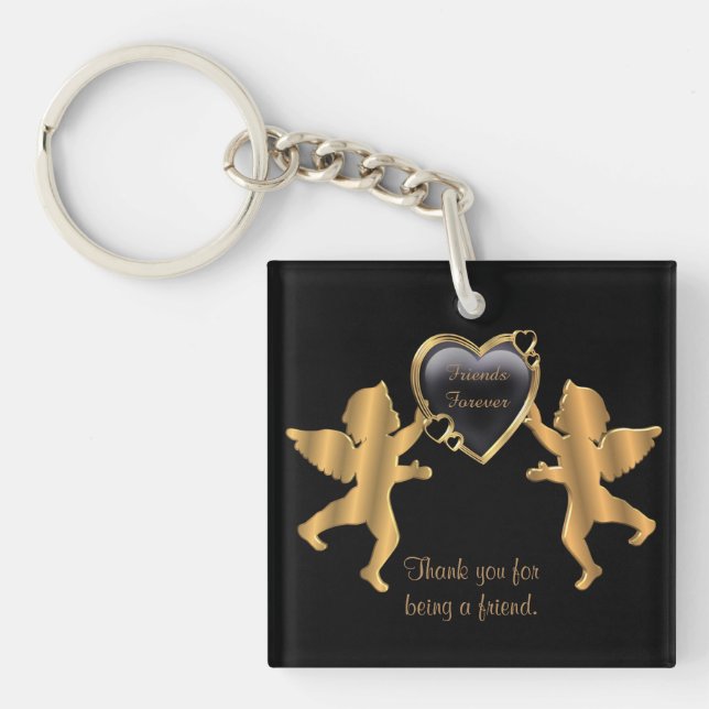 Porte-clefs porte - clé Merci ami (Devant)