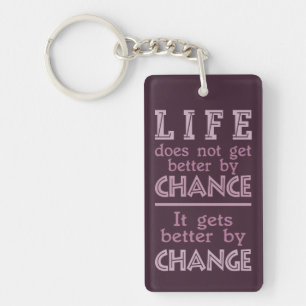 Porte-clefs PORTE - CLÉ monogramme personnalisé LIFE CHANGER