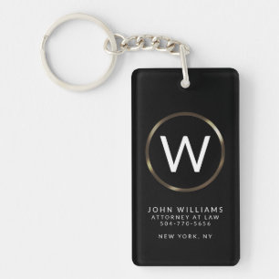 Porte-clefs Porte - clé monographique minimaliste professionne