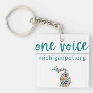 Porte-clefs Porte - clé MPA One Voice Empreintes de pattes