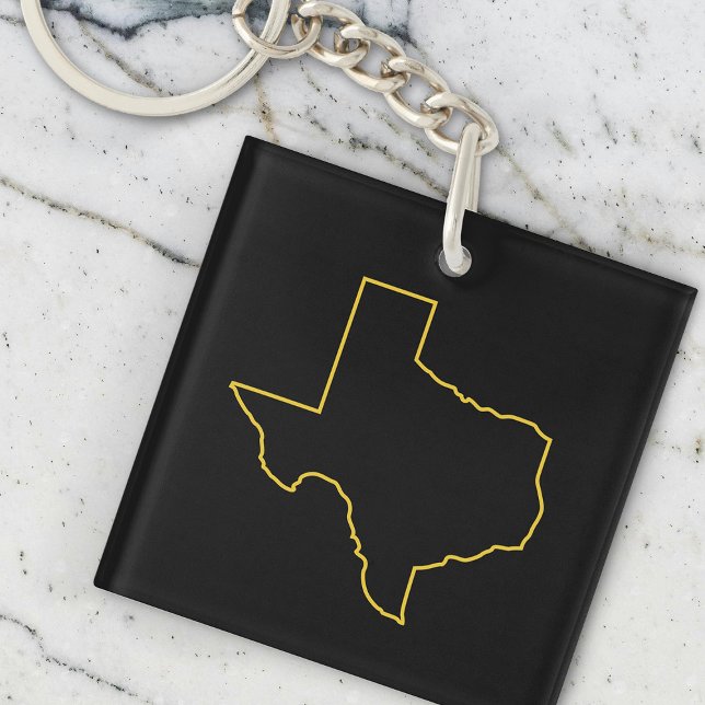 Porte-clefs Porte - clé noir classique du Texas (Créateur téléchargé)