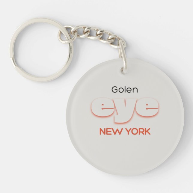 Porte-clefs Porte - clé oeil d'or (Devant)