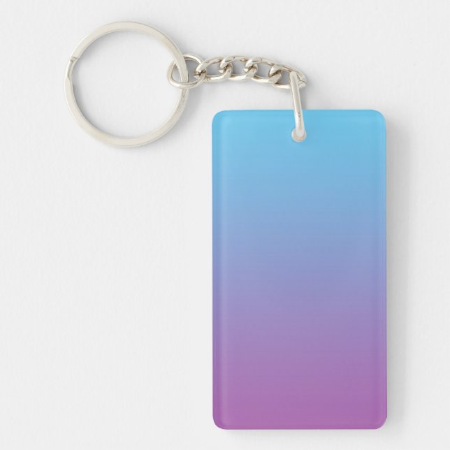 Porte-clefs Porte - clé : OMBRE BLEU ET POURPRE (Devant)