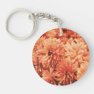 Porte-clefs Porte - clé Orange Chrysanthemum