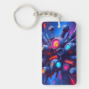Porte-clefs Porte - clé Orb Tech futuriste   Accessoire