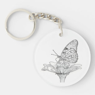 Porte-clefs Porte - clé papillon