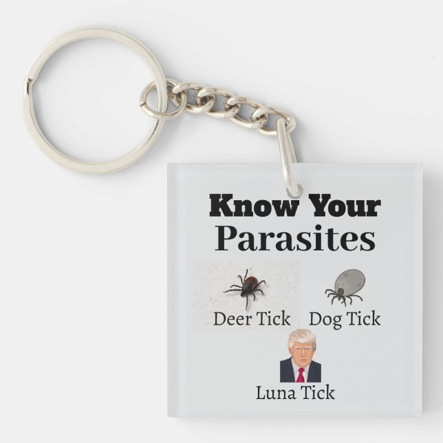 Porte-clefs Porte - clé parasites (Devant)