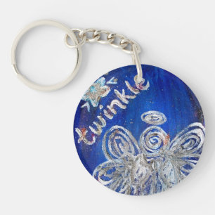 Porte-clefs Porte - clé personnalisé Twinkle Guardian Angel