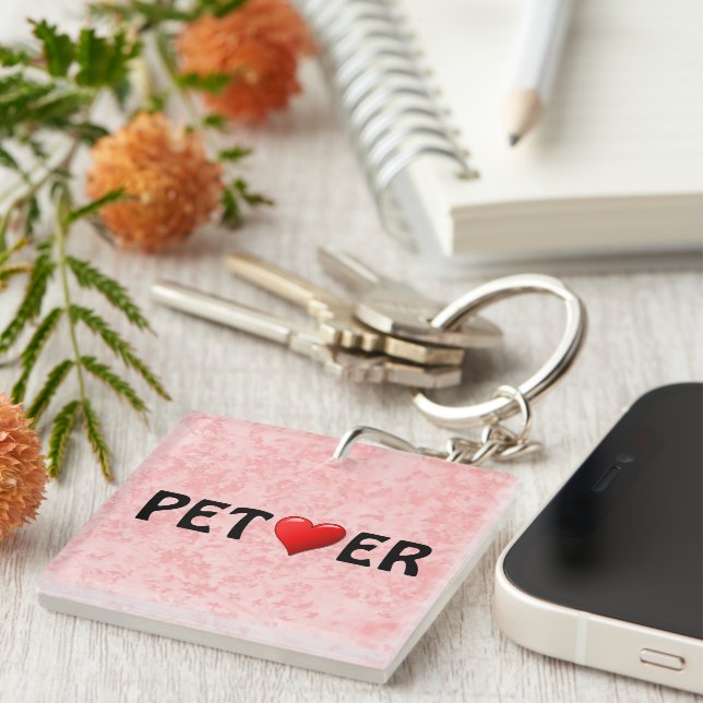 Porte-clefs Porte - clé Pet Lover (Devant Droit)