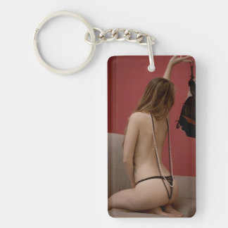 Porte-clefs Porte - clé photo de modèle de lingerie haut