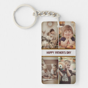 Porte-clefs Porte - clé photo Fête des pères personnalisé