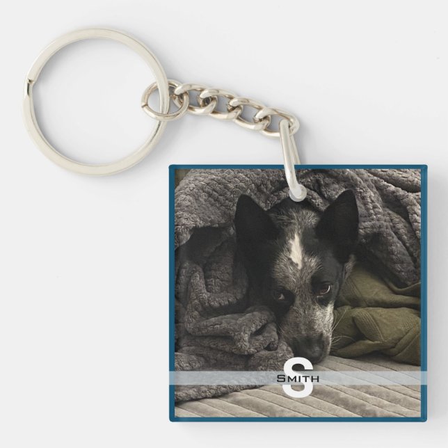 Porte-clefs Porte - clé photo personnalisé - Monogram HAMbyWG (Devant)