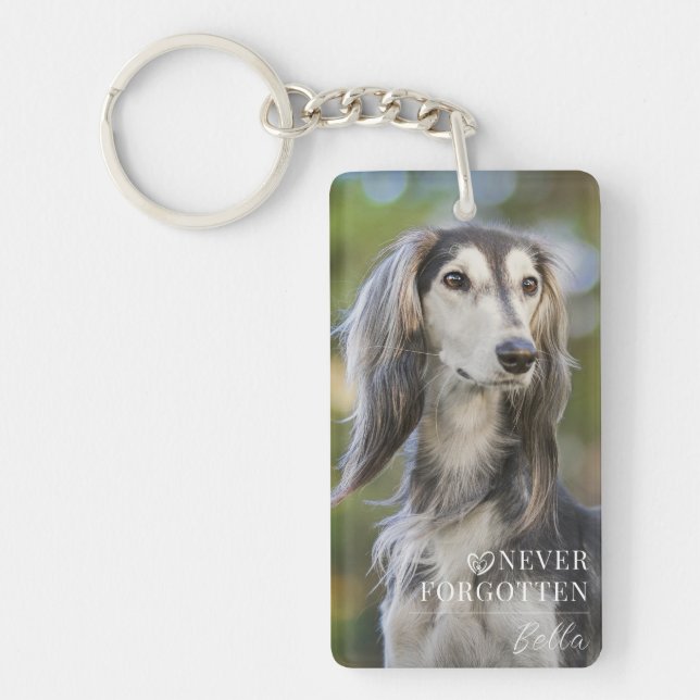 Porte-clefs Porte - clé photo Pet Memorial Dog (Devant)