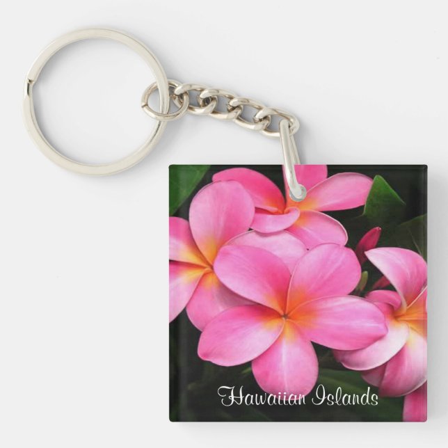 Porte-clefs Porte - clé Plumeria (Devant)