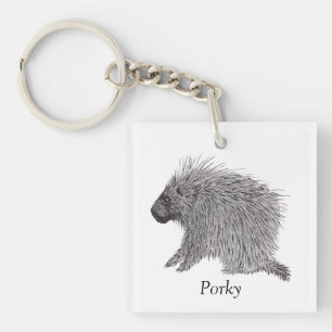 Porte-clefs Porte - clé Porcupine