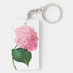 Porte-clefs Porte - clé rectangle Redoute Rose Hydrangea