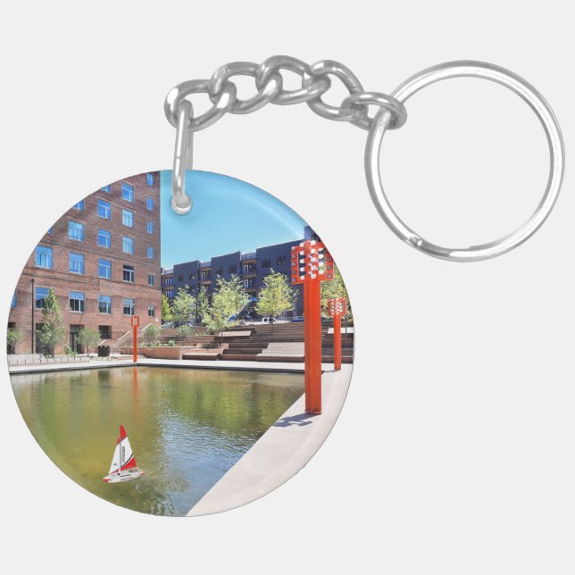 Porte-clefs porte - clé recto-verso (Dos gauche)