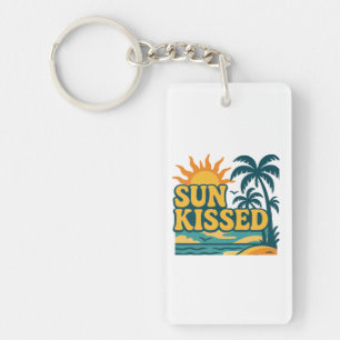 Porte-clefs Porte - clé rétro baisé Sun - Vibes d'été esthétiq
