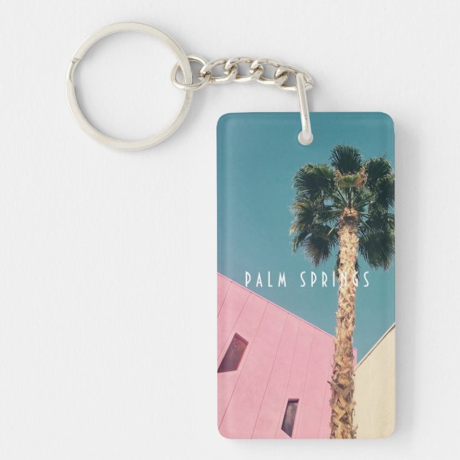 Porte-clefs Porte - clé Retro Palm Springs (Devant)