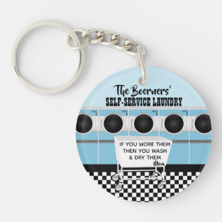 Porte-clefs Porte - clé Retro Self-Service Launch Rules
