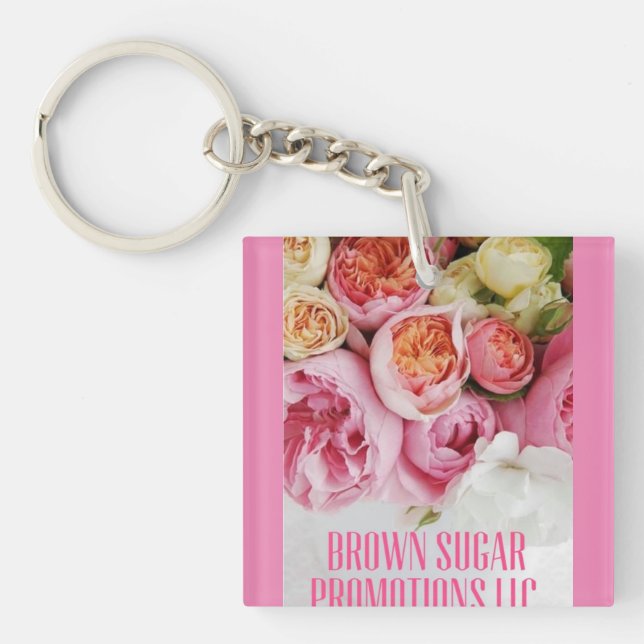 Porte-clefs Porte - clé rose doux BSPllc (Devant)