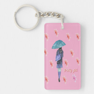 Porte-clefs Porte - clé rose doux Sakura Printemps classique