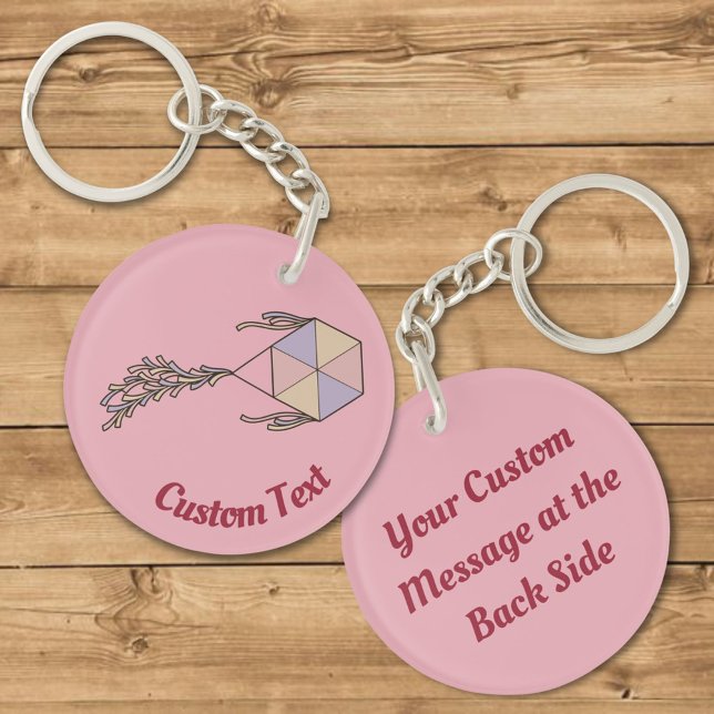 Porte-clefs Porte - clé rose Icône Kite (Créateur téléchargé)