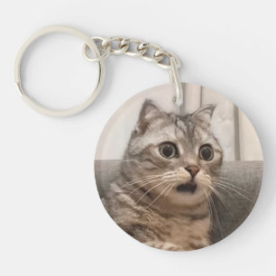 Porte-clefs Porte - clé Shocked Cat Meme