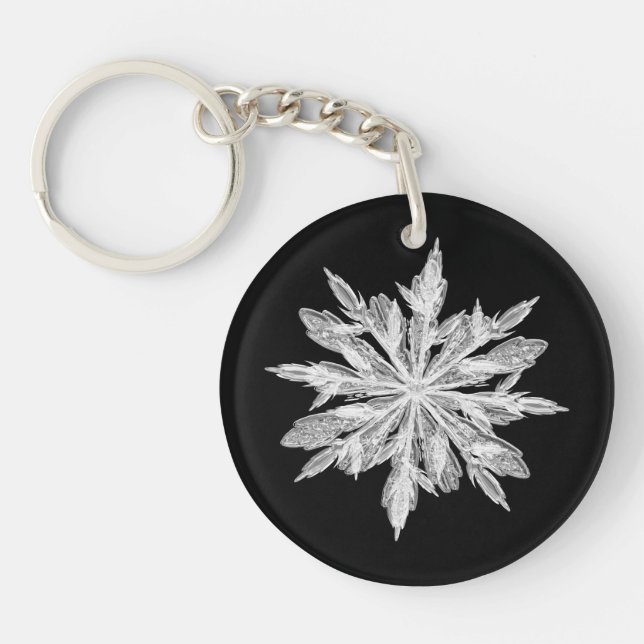 Porte-clefs Porte - clé Snowflake (Devant)