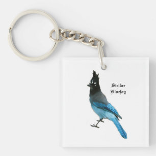 Porte-clefs Porte - clé stellaire de geai bleu
