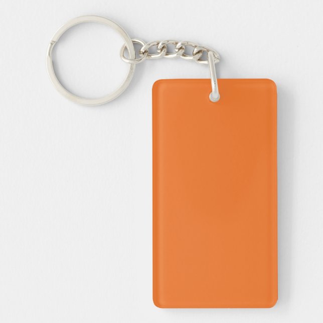 Porte-clefs porte - clé : TANGERINE ORANGE (Devant)