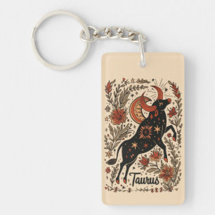 Porte-clefs Porte - clé Taurus Celestial Zodiac Art