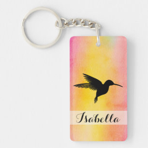 Porte-clefs Porte - clé texturisé pour aquarelle de Colibri