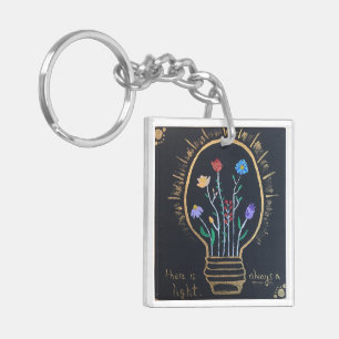 Porte-clefs porte - clé "Toujours une lumière"