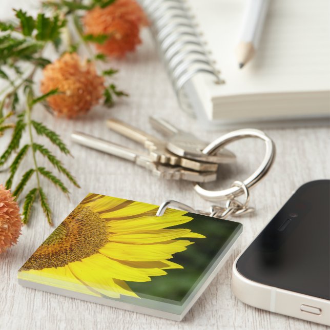 Porte-clefs Porte - clé tournesol (Devant Droit)