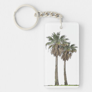 Porte-clefs Porte - clé tropical de palmiers