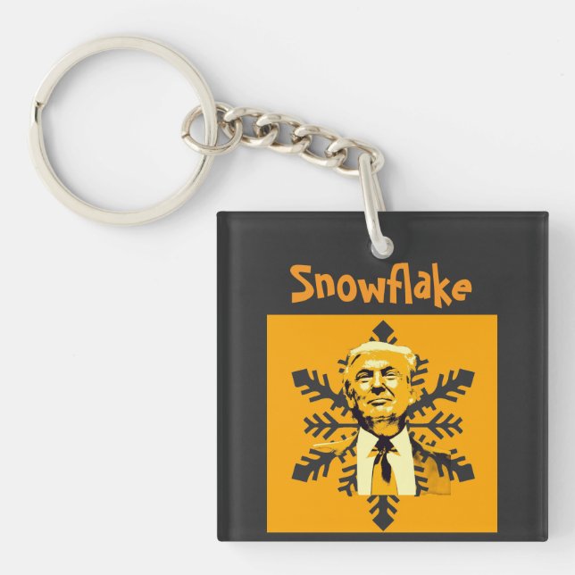 Porte-clefs Porte - clé Trump/Snowflake (Devant)