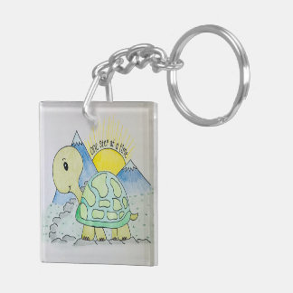 Porte-clefs porte - clé "Un pas à la fois"