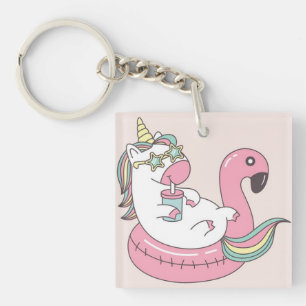Porte-clefs Porte - clé Unicorn mignon