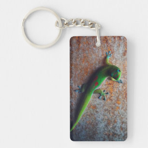 Porte-clefs Porte - clé vert de Gecko