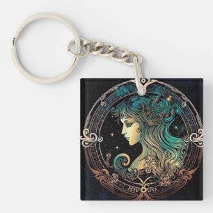 Porte-clefs Porte - clé Virgo Zodiac