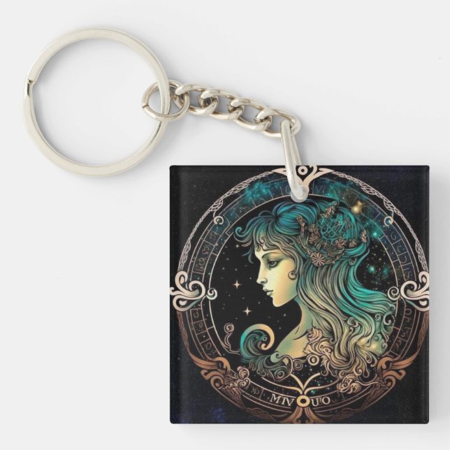 Porte-clefs Porte - clé Virgo Zodiac (Devant)